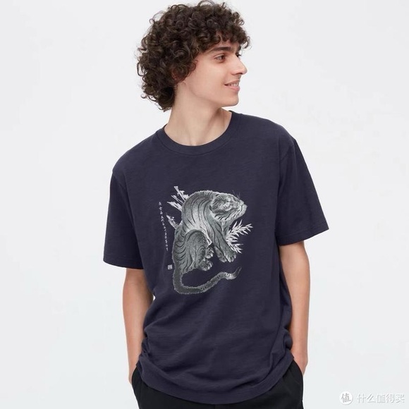 Nwot Uniqlo x Museum of Fine Arts Boston Japanese Art Tee Men’s XS Tiger - Picture 1 of 8